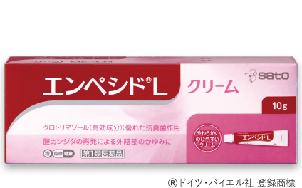 腟外陰部のカンジダ症状に エンペシドlクリーム 製品情報 佐藤製薬